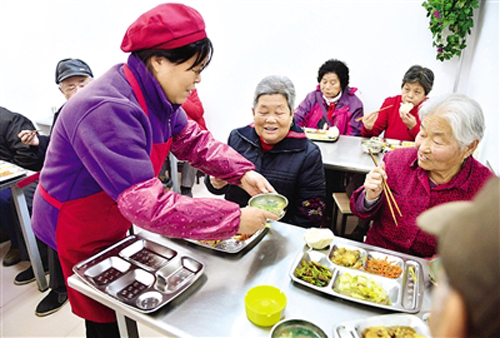 社區(qū)建起居家養(yǎng)老中心