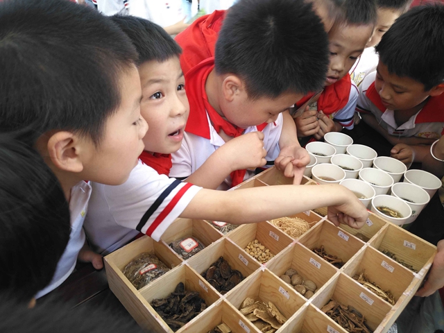 江西中醫(yī)藥大學(xué)在江西省廣昌縣實驗小學(xué)掛牌成立中醫(yī)藥文化宣傳教育基地